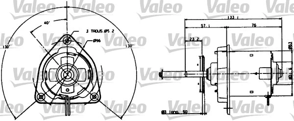 Electric Motor, radiator fan (698004)