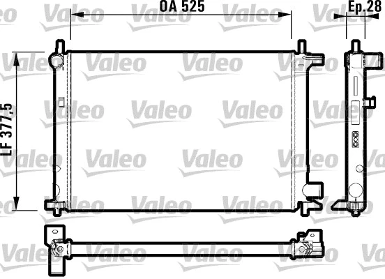 Radiator, engine cooling (732003)