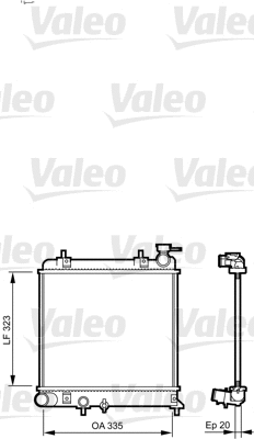 Radiator, engine cooling (734266)