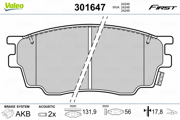 Brake Pad Set, disc brake