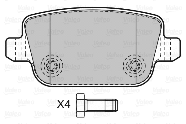 Brake Pad Set, disc brake (598935)