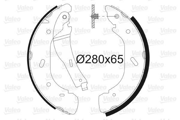 Brake Shoe Set (564012)