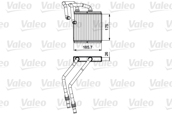 Heat Exchanger, interior heating (811544)