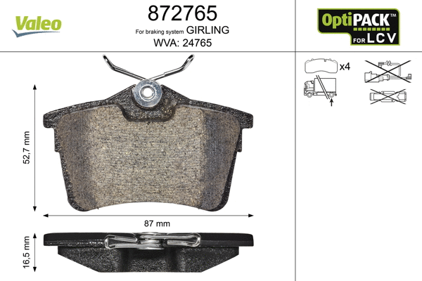 Brake Pad Set, disc brake