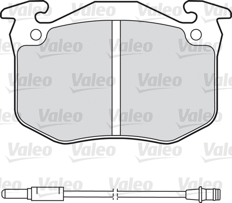Brake Pad Set, disc brake (598175)