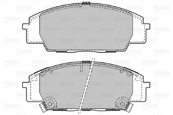 Brake Pad Set, disc brake (598907)