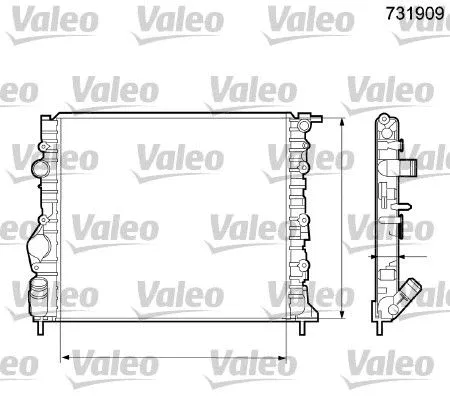 Radiator, engine cooling (731909)