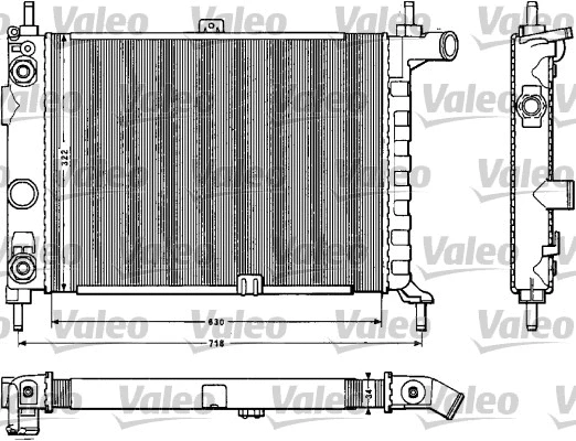 Radiator, engine cooling (883859)