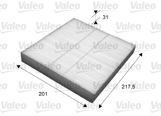 Filter, cabin air (715631)