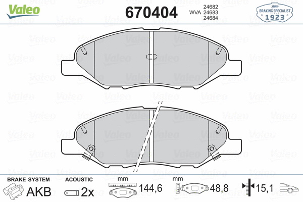 Brake Pad Set, disc brake