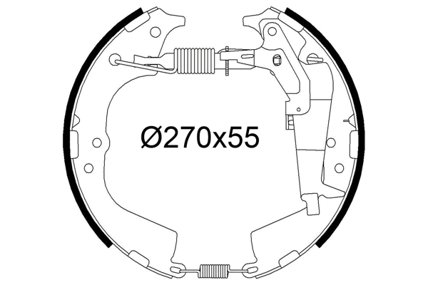 Brake Shoe Set (554926)