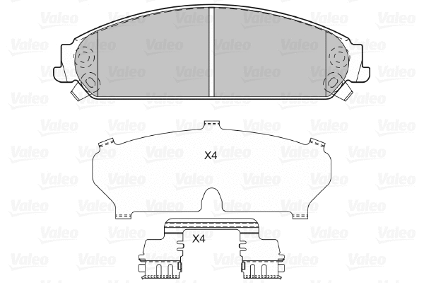 Brake Pad Set, disc brake (598743)