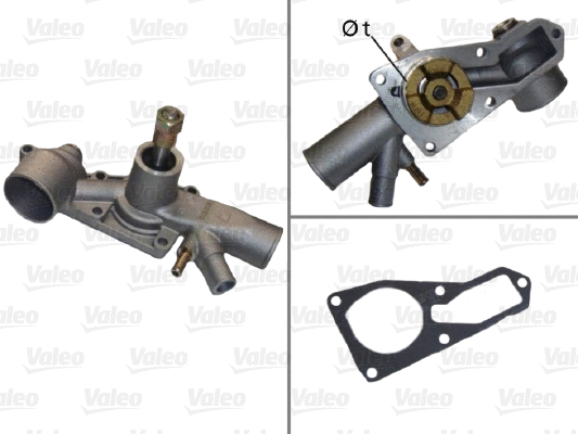 Water Pump, engine cooling (506254)