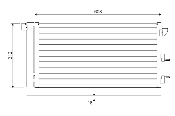 Condenser, air conditioning (818005)