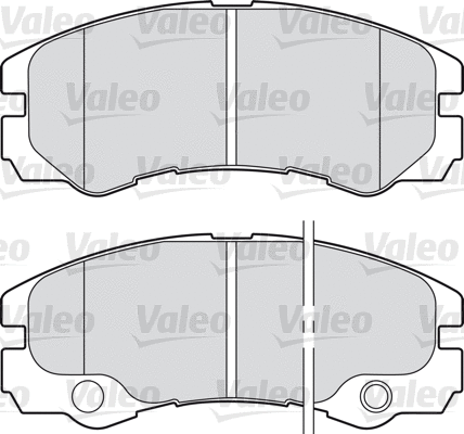 Brake Pad Set, disc brake (598460)