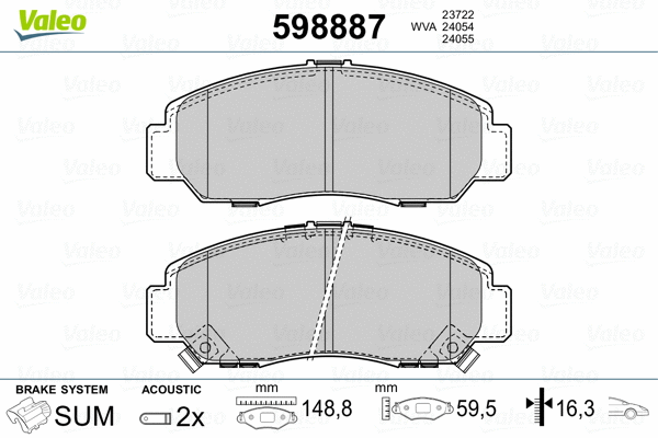 Brake Pad Set, disc brake