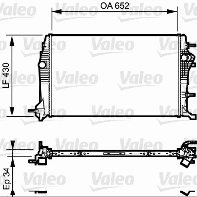 Radiator, engine cooling (735181)