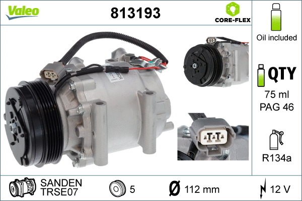 Compressor, air conditioning (813193)