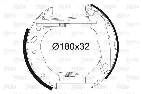 Brake Shoe Set (554729)