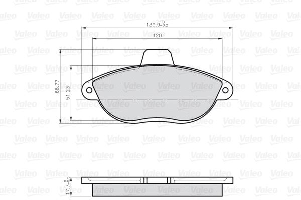 Brake Pad Set, disc brake (872042)