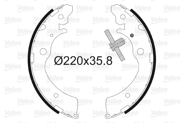 Brake Shoe Set (562591)