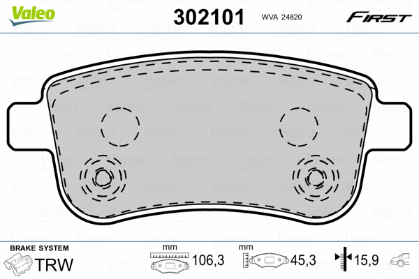 Brake Pad Set, disc brake