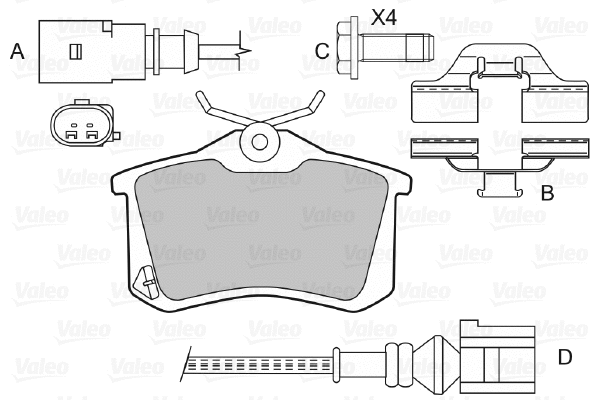 Brake Pad Set, disc brake (598681)