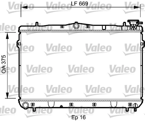 Radiator, engine cooling (734950)