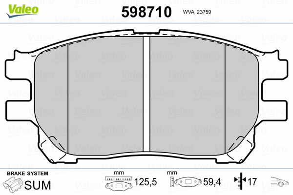 Brake Pad Set, disc brake
