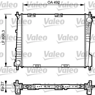 Radiator, engine cooling (734461)