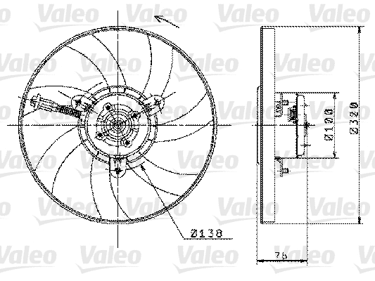 Fan, engine cooling (698358)