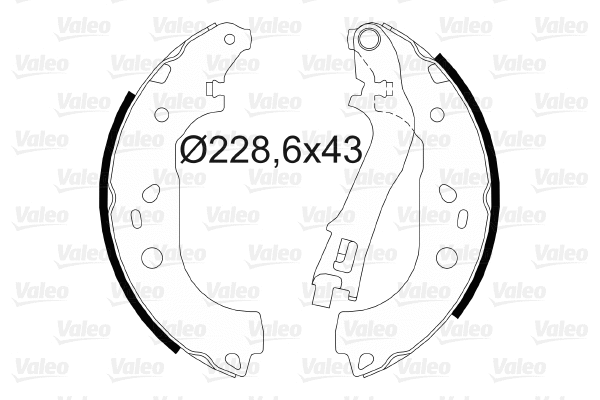 Brake Shoe Set (564073)