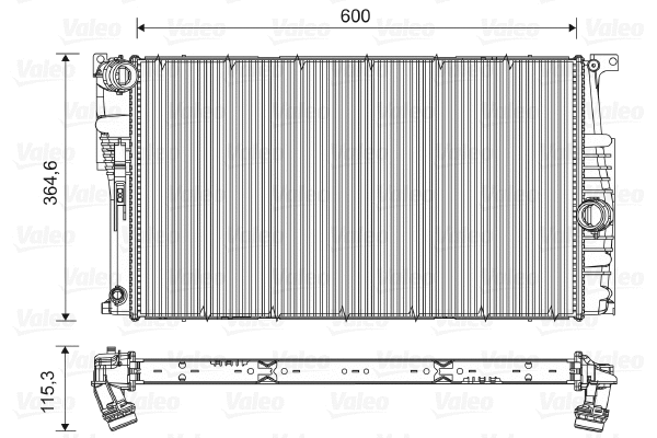 Radiator, engine cooling (735453)