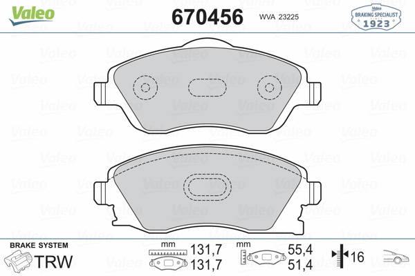 Brake Pad Set, disc brake