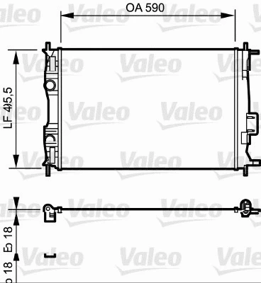 Radiator, engine cooling (735119)