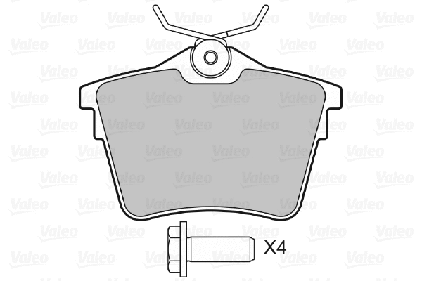 Brake Pad Set, disc brake (598664)