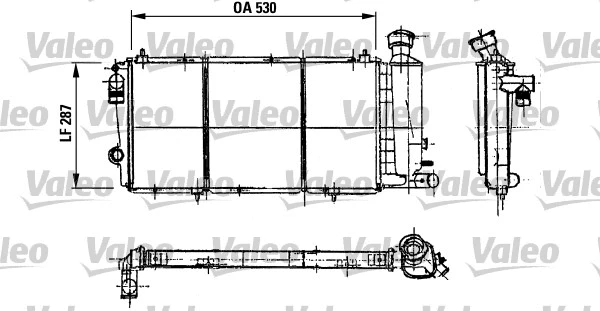 Radiator, engine cooling (730896)