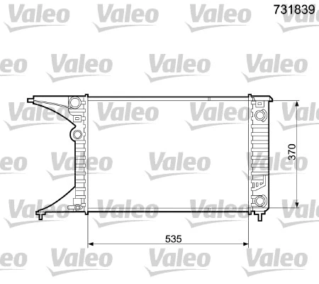 Radiator, engine cooling (731839)