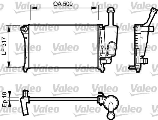 Radiator, engine cooling (734923)