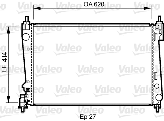Radiator, engine cooling (735041)
