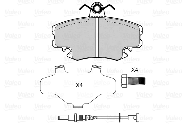 Brake Pad Set, disc brake (601427)