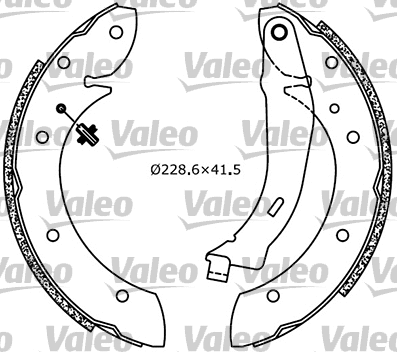 Brake Shoe Set (553855)
