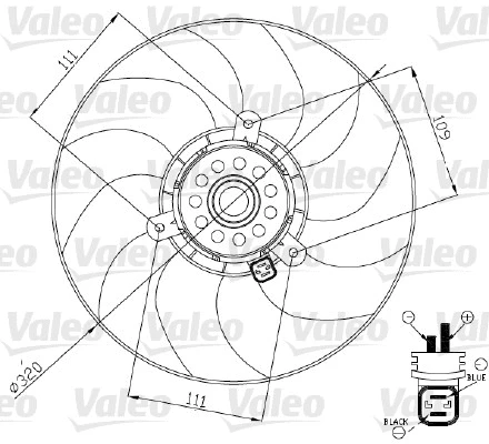 Fan, engine cooling (696189)