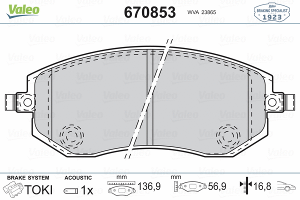 Brake Pad Set, disc brake
