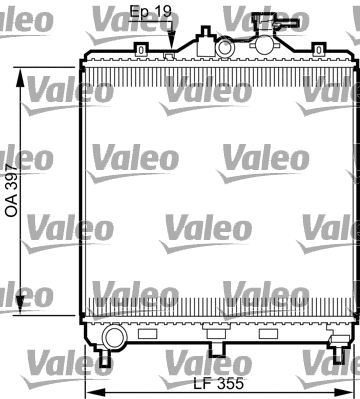 Radiator, engine cooling (735522)