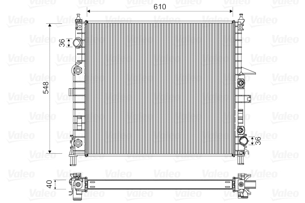 Radiator, engine cooling (732315)