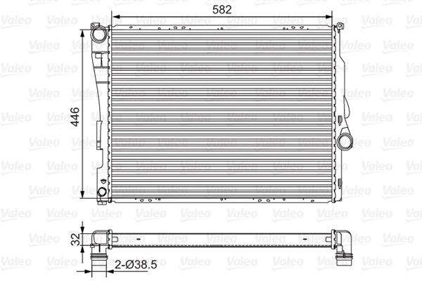 Radiator, engine cooling (701523)