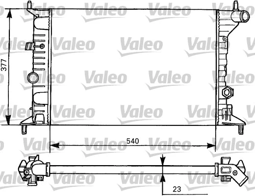 Radiator, engine cooling (731525)