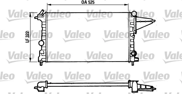 Radiator, engine cooling (883877)