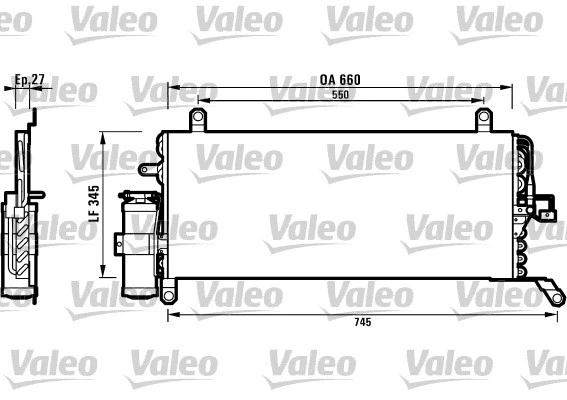 Condenser, air conditioning (817050)